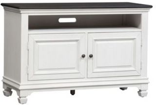 Liberty Allyson Park Wirebrushed White 46" TV Console