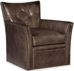 Hooker® Furniture CC Conner Dark Brown Swivel Chair
