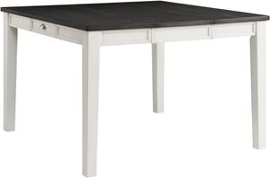 Elements International Kayla Two-Tone Grey Counter Height Dining Table with Storage