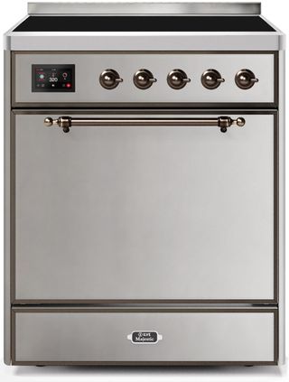 Ilve Majestic Series 30" Stainless Steel Freestanding Electric Range