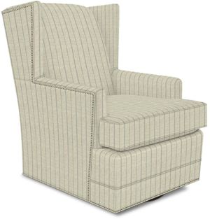 England Furniture Shipley Swivel Chair with Nailhead Trim