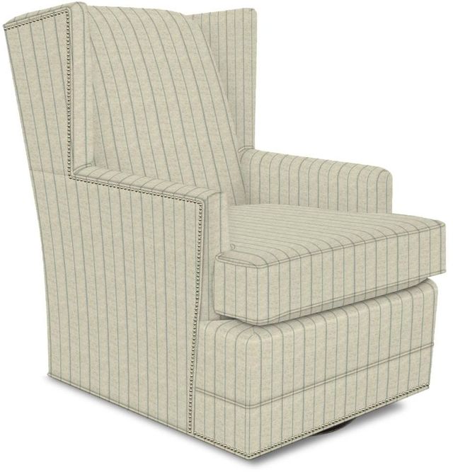 England Furniture Shipley Swivel Chair with Nailhead Trim-0