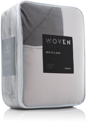 Malouf® Woven™ Reversible Coffee Split California King Bed in a Bag