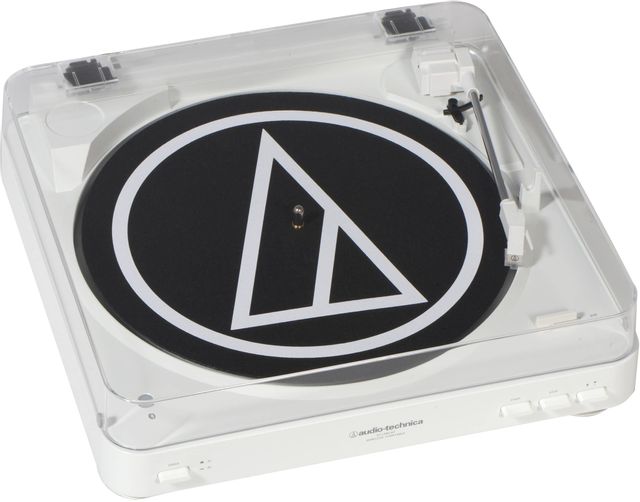 Audio-Technica® AT-LP60BK-WH Wireless Turntable-AT-LP60WH-BT 1