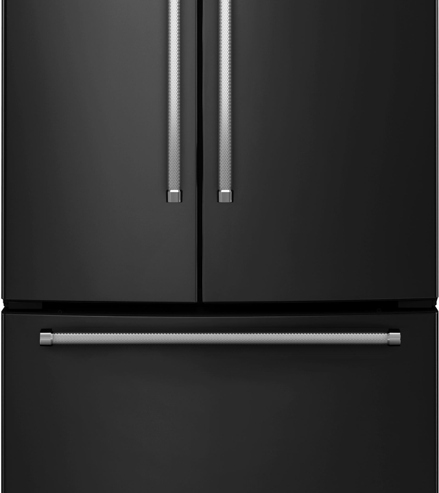 KitchenAid® 22.11 Cu. Ft. Black French Door Refrigerator-1