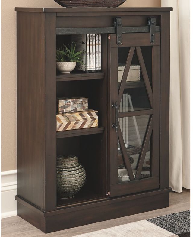 Signature Design by Ashley® Bronfield Brown Accent Cabinet | Midwest ...