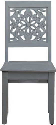 Liberty Trellis Lane Weathered Grey Accent Chair-1