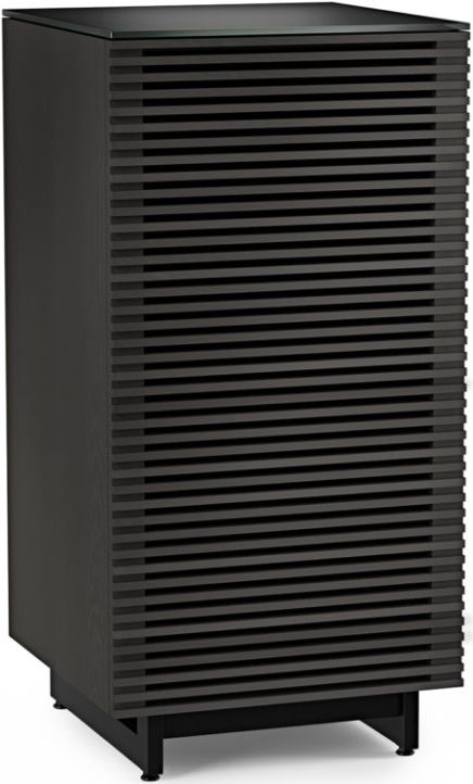 BDI Corridor® Charcoal Stained Ash Audio Tower