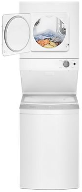 Whirlpool® 1.8 Cu. Ft. White Stacked Laundry Center 2