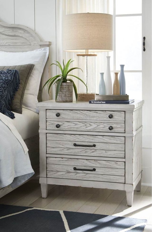 Legacy Classic Modern Belhaven Weathered Plank Nightstand Bells Home Furnishings