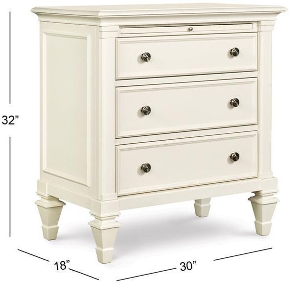 Magnussen® Home Ashby Patina White Nightstand 6
