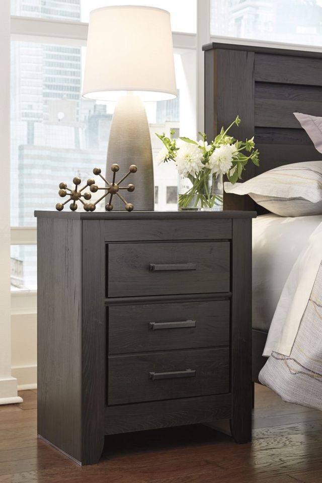 Signature Design by Ashley® Brinxton Charcoal Nightstand 2
