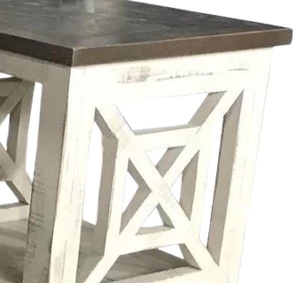 Vintage Furniture Triple X End Table 