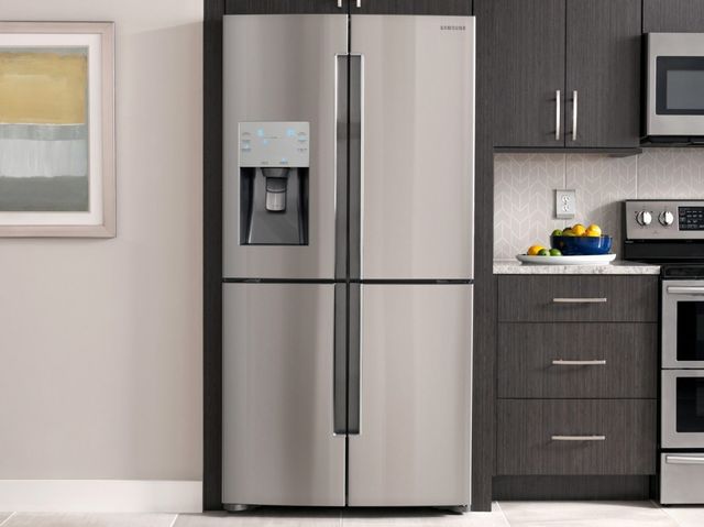 Samsung 23.0 Cu. Ft. Fingerprint Resistant Stainless Steel Counter Depth 4-Door Flex™ Refrigerator 11