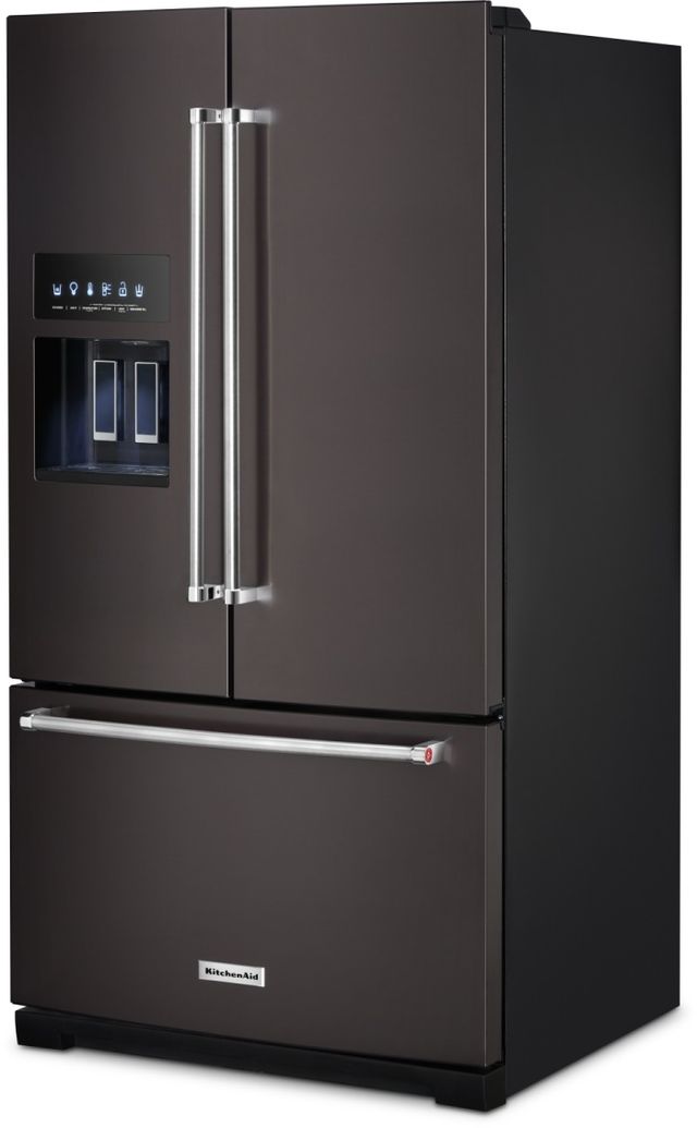 KitchenAid® 27.0 Cu. Ft. PrintShield™ Black Stainless French Door ...