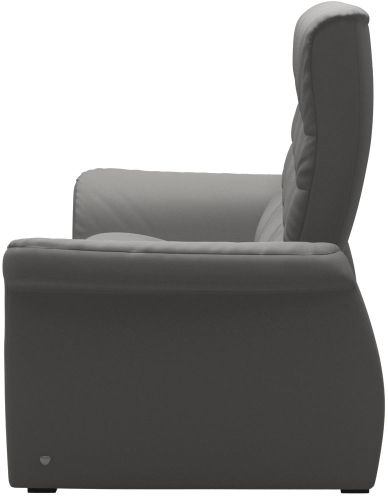 Stressless® by Ekornes® Sapphire Silver Grey All Leather Reclining Sofa-2
