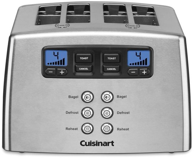 Cuisinart® Touch to Toast™ Stainless Steel Leverless 4 Slice Toaster