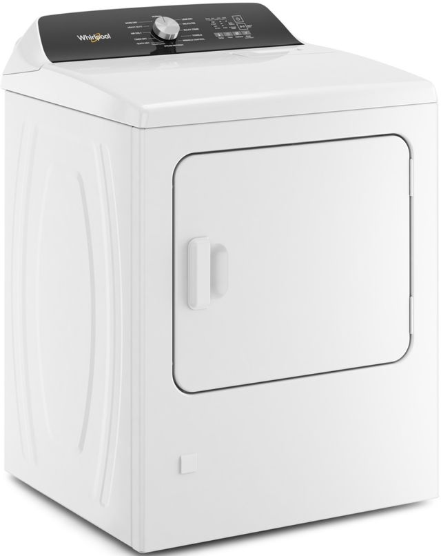 Whirlpool® 7.0 Cu. Ft. White Gas Dryer 1