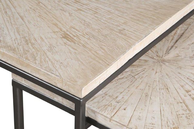 Parker House® Crossings Monaco Weathered Blanc Nesting Cocktail Tables 5