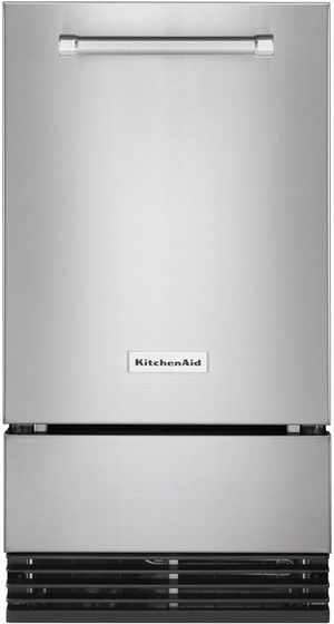 KitchenAid® 18" Stainless Steel with PrintShield™ Finish Automatic Ice Maker