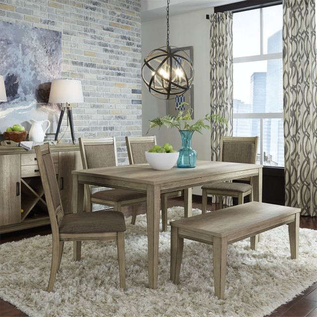 Liberty Furniture Sun Valley Sandstone Rectangular Leg Table 6