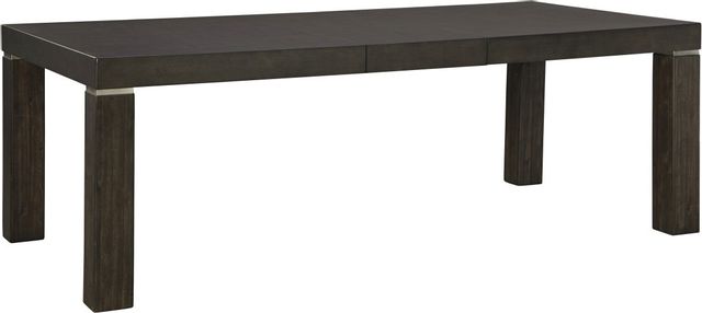 Signature Design by Ashley® Hyndell Dark Brown Expandable Dining Table-0