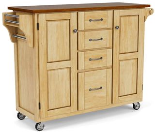 homestyles® Create-a-Cart Brown Kitchen Cart