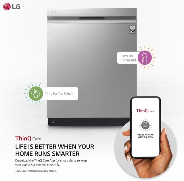 LG 24" PrintProof™ Stainless Steel Built In Dishwasher 1