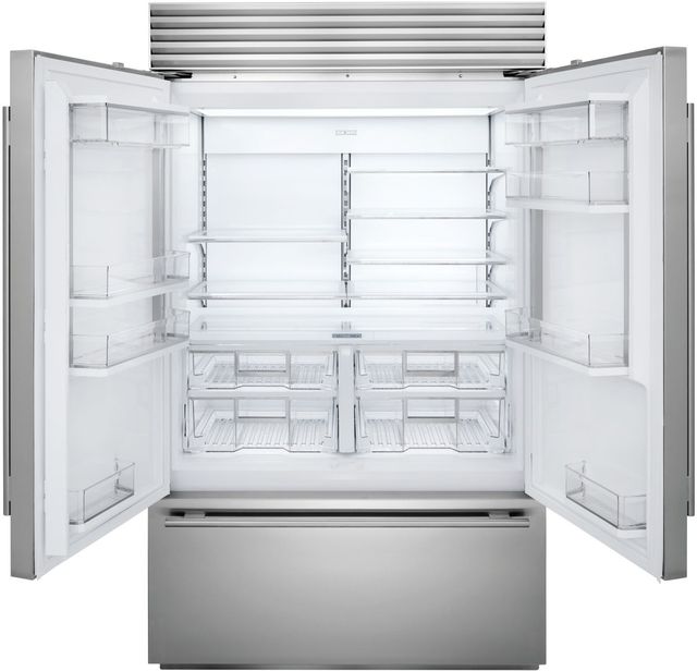 Sub-Zero® Classic Series 28.9 Cu. Ft. Stainless Steel Built In French Door Refrigerator 1