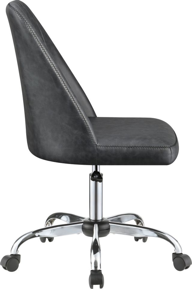 Coaster® Grey And Chrome Office Chair-3