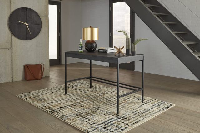 Signature Design by Ashley® Yarlow Black Home Office Desk 6