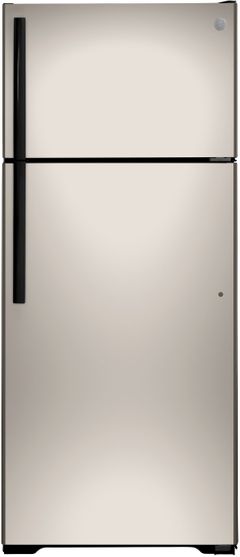 GE® 17.5 Cu. Ft. Silver Top Freezer Refrigerator