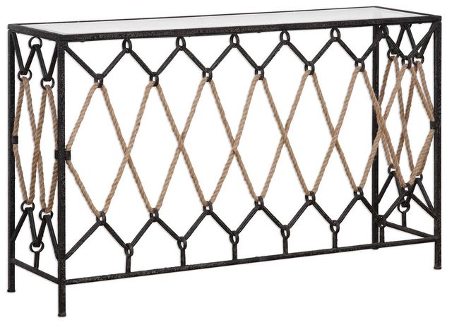Uttermost® Darya Black Console Table 1