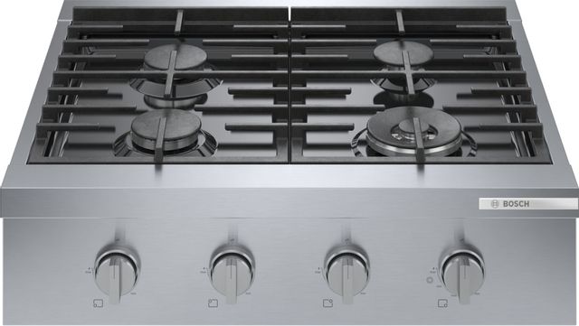 Table de cuisson encastrable au gaz Bosch® de 30 po - Acier inoxydable 0