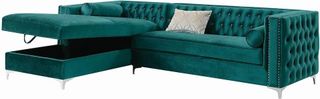 Coaster® Bellaire 2 Piece Teal Sectional Set