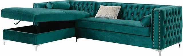Coaster® Bellaire 2 Piece Teal Sectional Set 0
