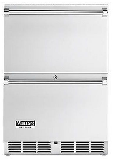 Viking 24" Outdoor Refrigerator Drawers-Stainless Steel
