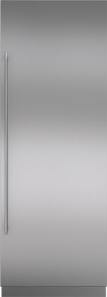 Sub-Zero® 30" Stainless Steel Column Door Panel with Tubular Handle - Right Hinge-0