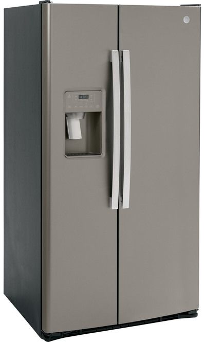 GE® 25.3 Cu. Ft. Fingerprint Resistant Stainless Steel Side by Side Refrigerator 41