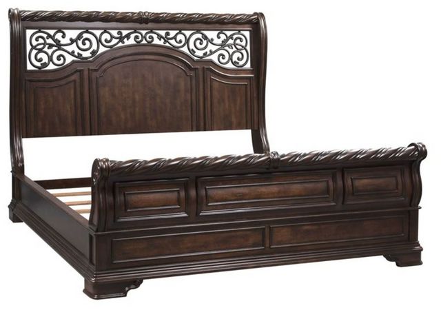 Liberty Arbor Place Brownstone California King Sleigh Bed-0