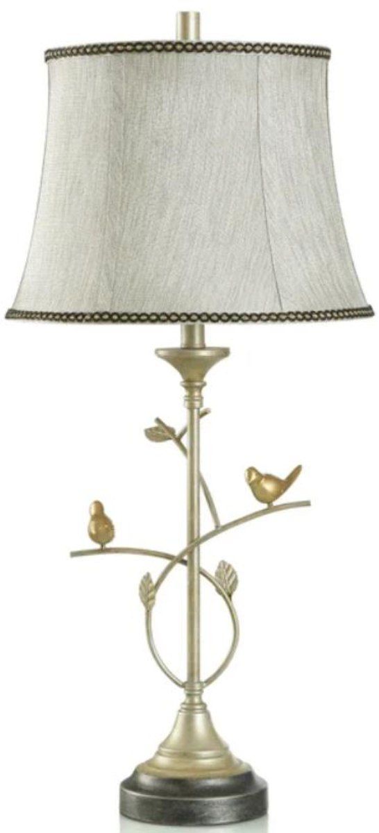 Stylecraft Light Gray/Nickel Table Lamp | Fischer Furniture | Rapid ...