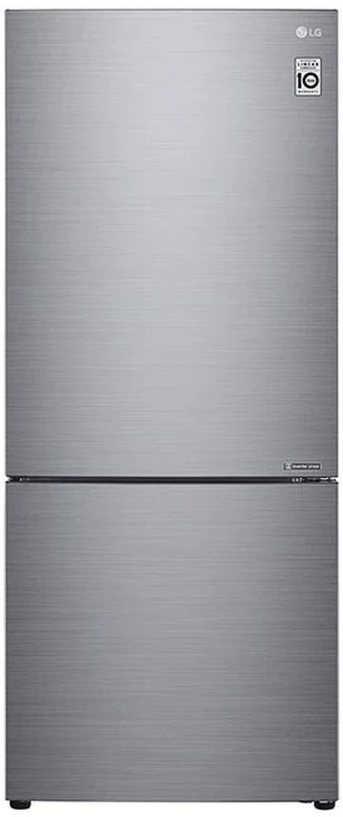 LG 14.7 Cu. Ft. Platinum Silver Bottom Freezer Refrigerator