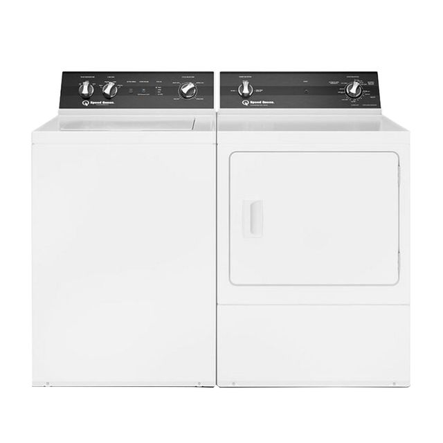 Speed Queen® White Laundry Pair-0