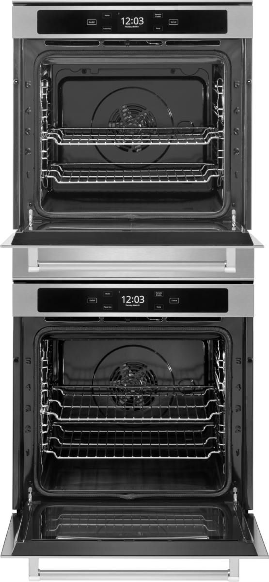 KitchenAid® 24" FingerPrint Resistant Stainless Steel Double Electric Wall Oven-1