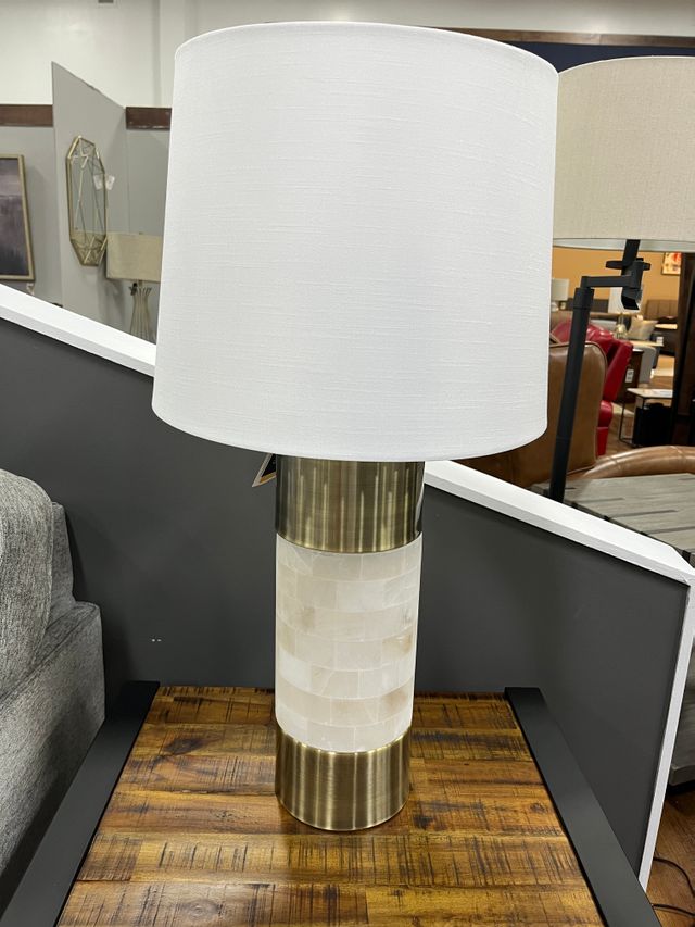 StyleCraft Marble Accent Table Lamp 1