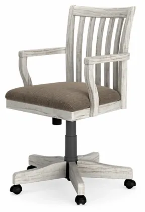 Signature Design by Ashley® Havalance White Home Office Desk Chair 4
