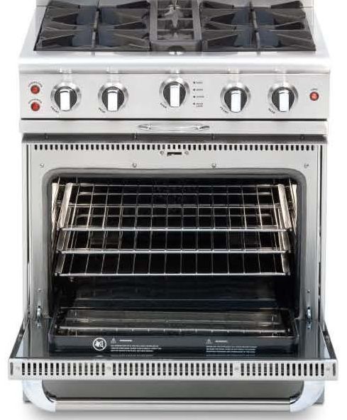 Capital Culinarian 30" Stainless Steel Free Standing Gas Range-1