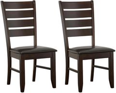 Coaster® Dalila 2-Piece Cappuccino Side Chairs