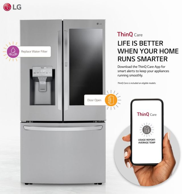 LG 29.7 Cu. Ft. PrintProof™ Stainless Steel French Door Refrigerator-1