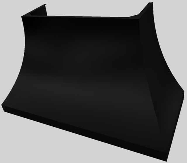 Vent-A-Hood® Designer Series 54" Black Wall Mounted Range Hood 4